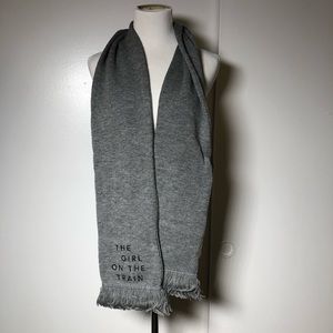 The Girl on the Train gray scarf NIB